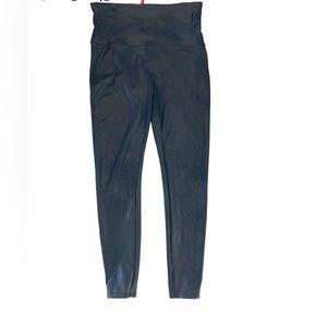 Spanx Faux Leather Leggings Size XL